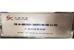 國(guó)家專精特新小巨人企業(yè)